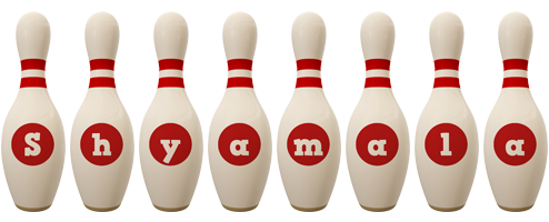 Shyamala bowling-pin logo