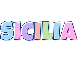 sicilia logo name pastel logos textgiraffe