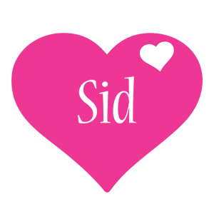 Sid love-heart logo