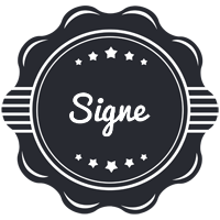 Signe badge logo