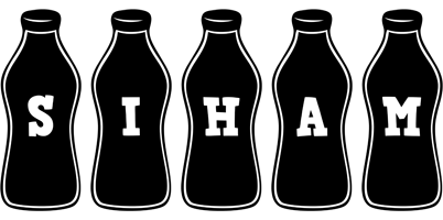 Siham bottle logo