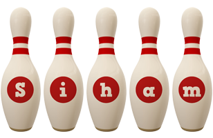 Siham bowling-pin logo