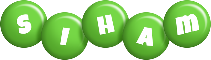 Siham candy-green logo