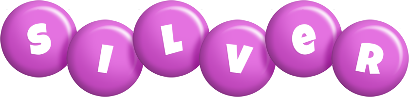 Silver candy-purple logo
