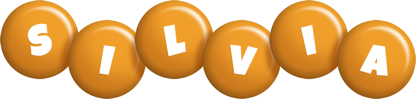 Silvia candy-orange logo