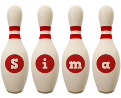 Sima bowling-pin logo
