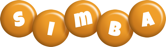 Simba candy-orange logo
