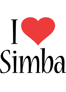 Simba i-love logo