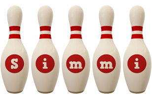 Simmi bowling-pin logo