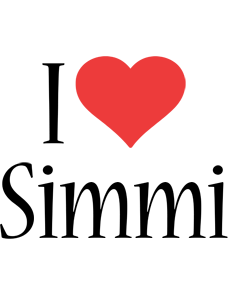 Simmi i-love logo