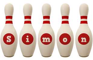 Simon bowling-pin logo