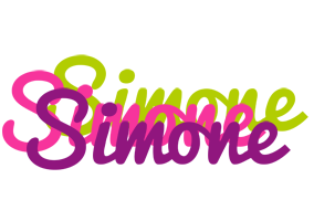 Simone flowers logo