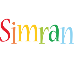 Simran birthday logo