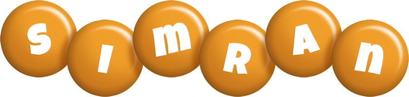Simran candy-orange logo