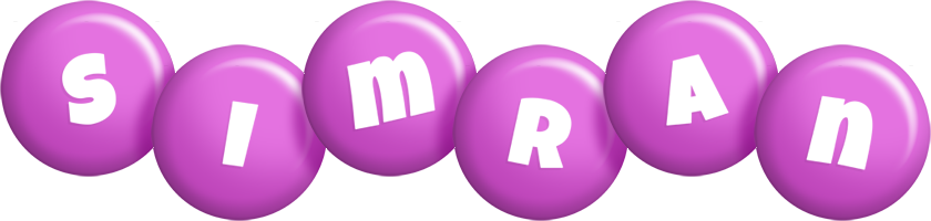 Simran candy-purple logo