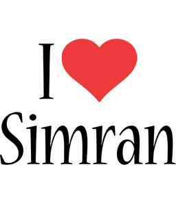 Simran i-love logo