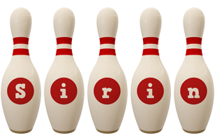 Sirin bowling-pin logo