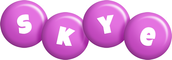 Skye candy-purple logo