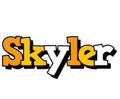 Skyler cartoon logo