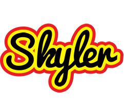 Skyler flaming logo