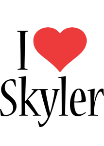 Skyler i-love logo