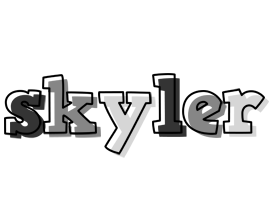 Skyler night logo