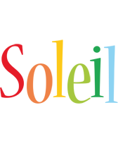 Soleil birthday logo