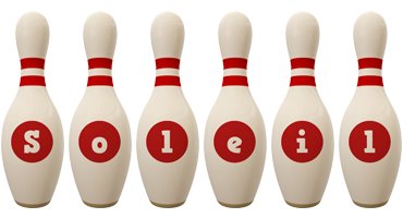Soleil bowling-pin logo