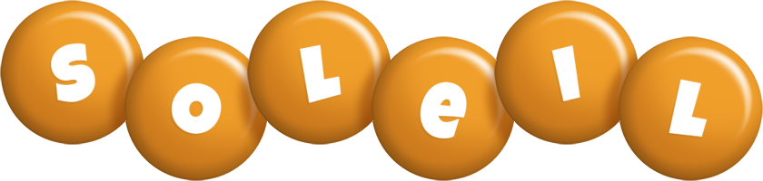 Soleil candy-orange logo