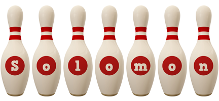 Solomon bowling-pin logo
