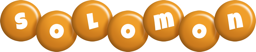 Solomon candy-orange logo