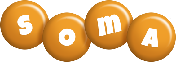 Soma candy-orange logo
