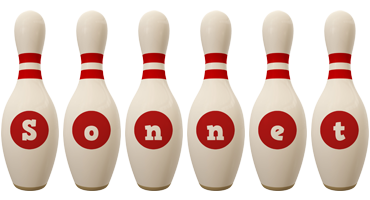 Sonnet bowling-pin logo