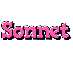 Sonnet girlish logo