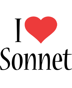 Sonnet i-love logo