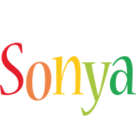 Sonya birthday logo