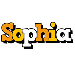 Sophia cartoon logo