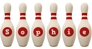 Sophie bowling-pin logo