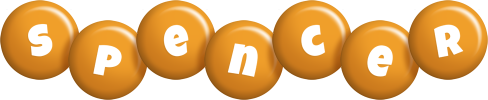 Spencer candy-orange logo
