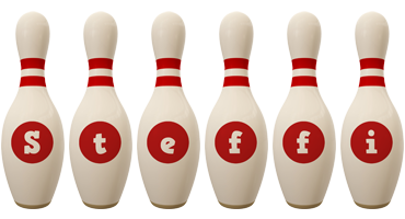 Steffi bowling-pin logo