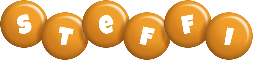 Steffi candy-orange logo