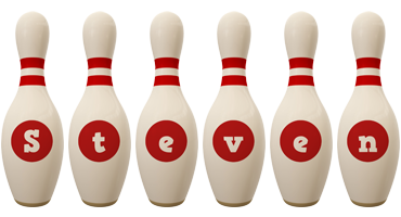 Steven bowling-pin logo