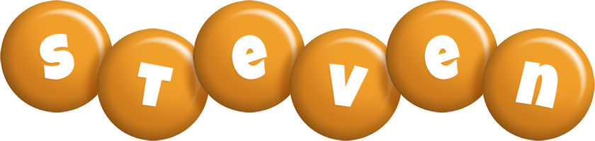 Steven candy-orange logo