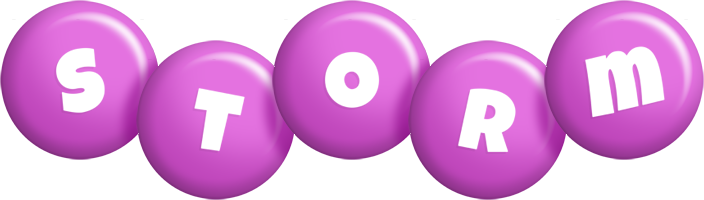 Storm candy-purple logo