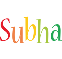 Subha birthday logo