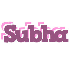 Subha relaxing logo