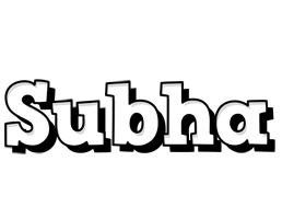 Subha snowing logo