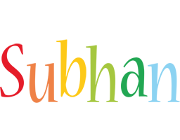 Subhan birthday logo