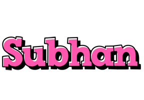 Subhan girlish logo