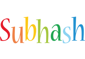 Subhash birthday logo